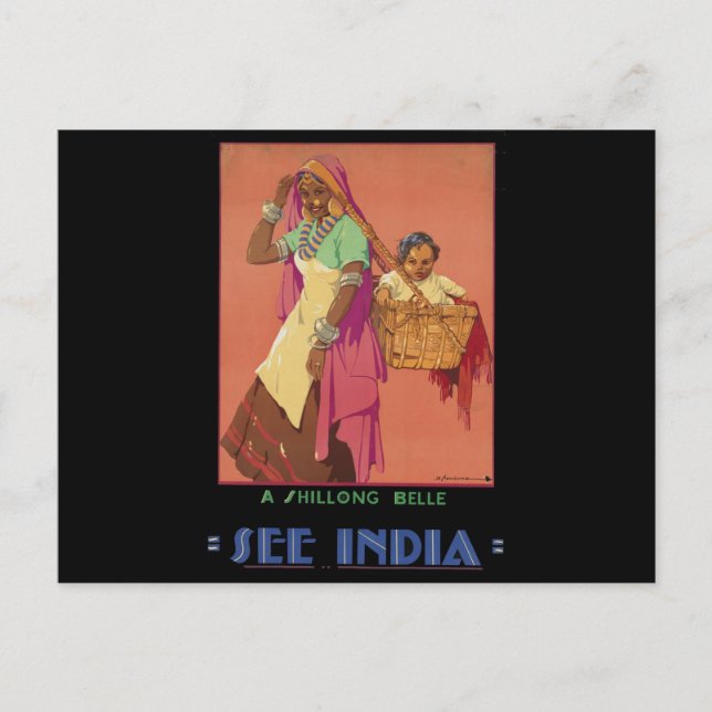 Carte Postale Inde (Devant)
