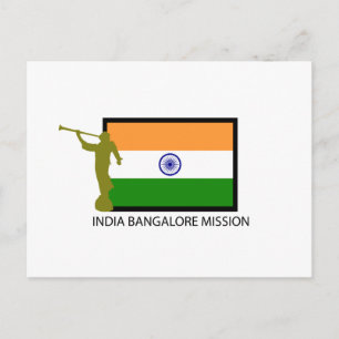 CARTE POSTALE INDE BANGALORE MISSION LDS CTR