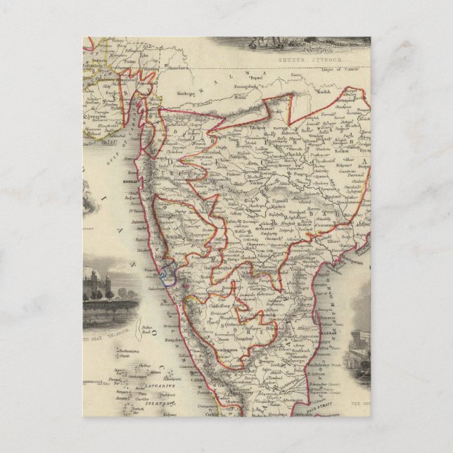 Carte Postale Inde du Sud (Devant)