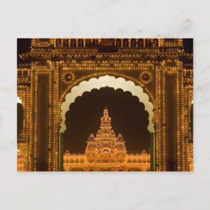 Carte Postale INDE, Karnataka, Mysore : Palais de Majaraja (b. 3