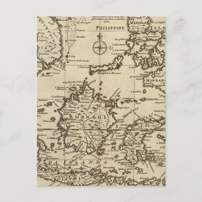 Carte Postale Inde orientale (Devant)