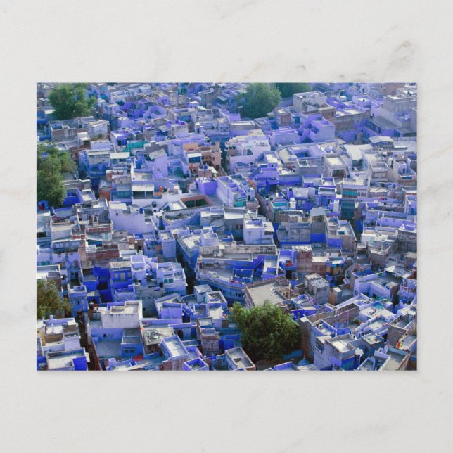 Carte Postale INDE, Rajasthan, Jodhpur : Ville bleue de Jodhpur (Devant)