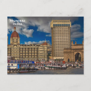 Carte Postale Inde Tourisme Voyage Ajout Vintage