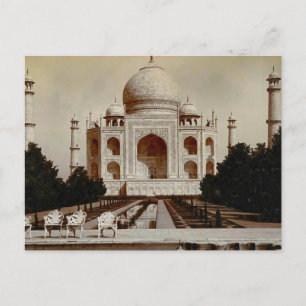 Carte Postale Inde vintage, Taj Mahal