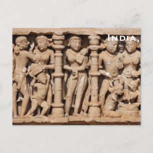 Carte Postale Inde Vintage Tourisme Voyage Ajouter
