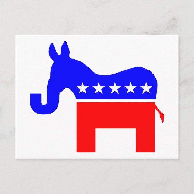 Carte Postale INDÉPENDANT ET BIPARTISAN - Hybride entre âne et é (Devant)