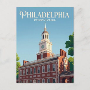 Carte Postale Independence Hall USA