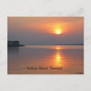 Carte postale Indian River Sunset Bethany