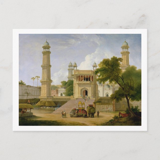 Carte Postale Indian Temple, said to be the Mosque of Abo-ul-Nab (Devant)
