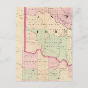 Carte Postale Indian Terr, Texas, Nouvelle-Écosse