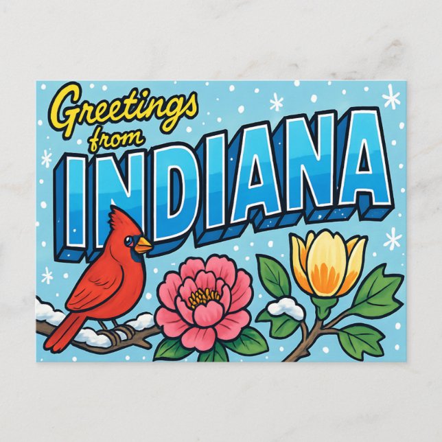 Carte postale INDIANA (Devant)
