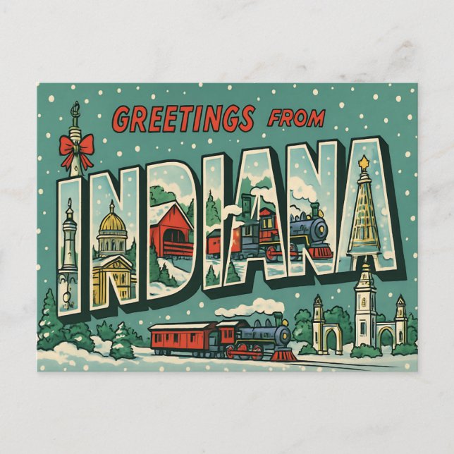Carte postale INDIANA (Devant)