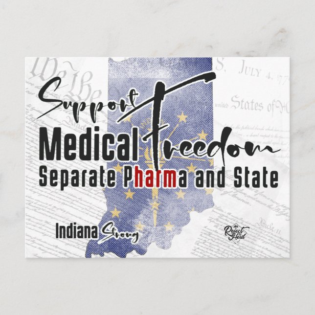 Carte Postale Indiana Médicale Freedom 2e édition (Devant)