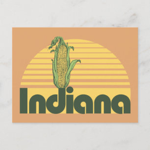 Carte Postale Indiana Rétro