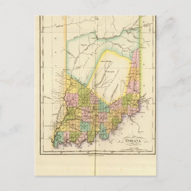 Carte Postale Indiana US (Devant)