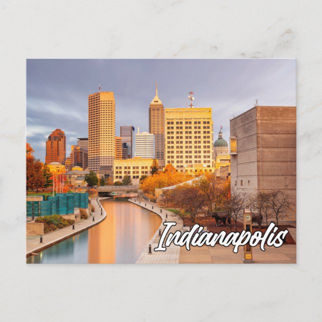 Carte Postale Indianapolis, Indiana, États-Unis (Devant)