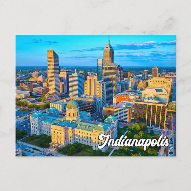 Carte Postale Indianapolis, Indiana, États-Unis (Devant)