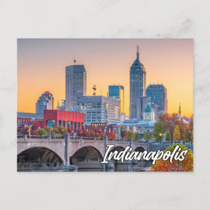 Carte Postale Indianapolis, Indiana, États-Unis