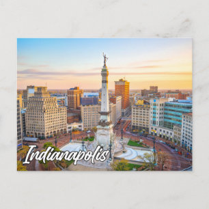 Carte Postale Indianapolis, Indiana, États-Unis