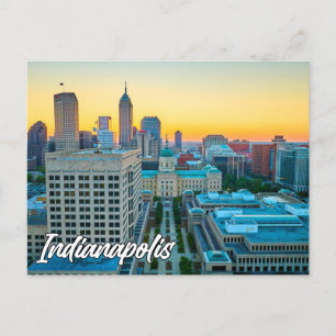 Carte Postale Indianapolis, Indiana, États-Unis