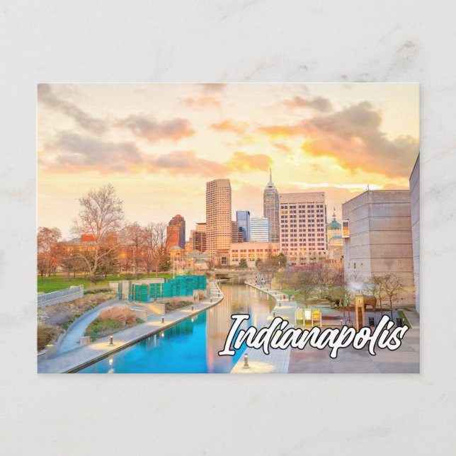 Carte Postale Indianapolis, Indiana, États-Unis (Devant)