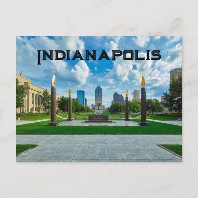 Carte Postale Indianapolis, Indiana, États-Unis (Devant)