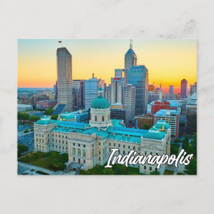 Carte Postale Indianapolis, Indiana, États-Unis