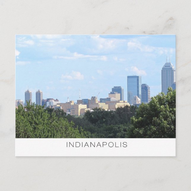 Carte Postale Indianapolis Skyline Postcard (Devant)