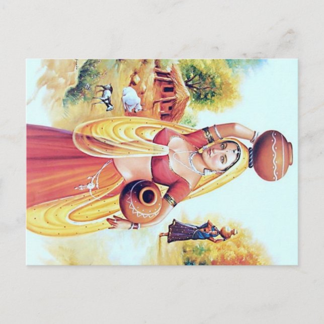 Carte Postale indica (Devant)