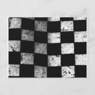Carte Postale Indicateur À damiers