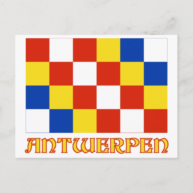 Carte Postale Indicateur Anvers avec nom (Devant)