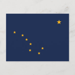 Carte Postale Indicateur de l'état de l'Alaska