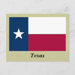 Carte Postale Indicateur d'état du Texas
