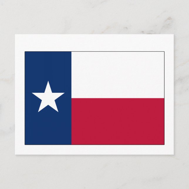 Carte Postale Indicateur d'état du Texas (Devant)