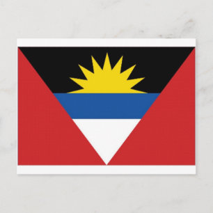 Carte Postale Indicateur national d'Antigua-et-Barbuda