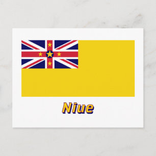 Carte Postale Indicateur Niue avec nom