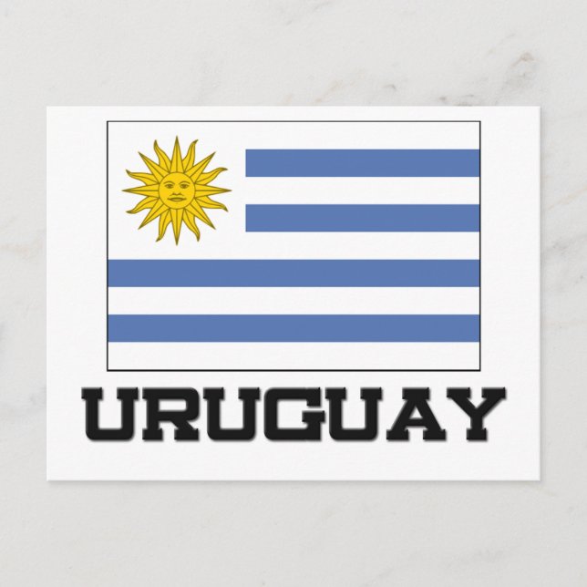 Carte Postale Indicateur Uruguay (Devant)
