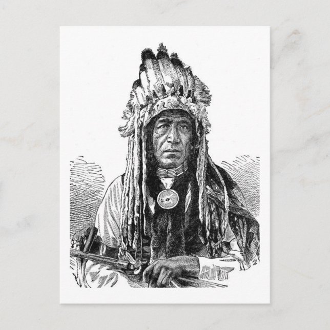 Carte Postale Indien américain (Devant)
