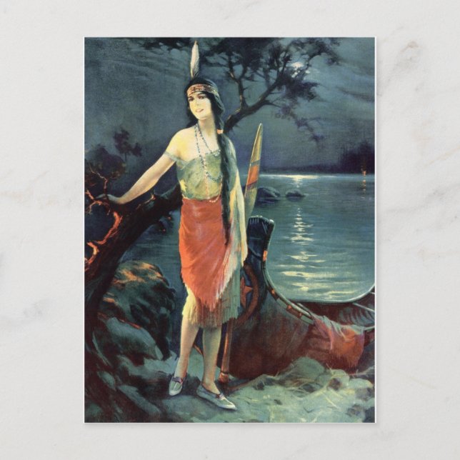 Carte postale Indienne Maidens Calendrier des anné (Devant)