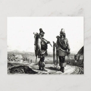 Carte Postale Indiens Charrua