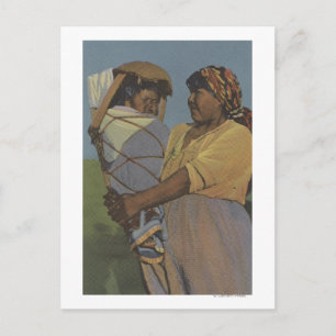 Carte Postale Indiens du Nord-Ouest - Indienne