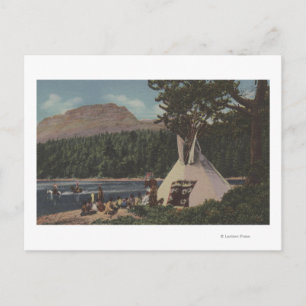 Carte Postale Indiens du Nord-Ouest - Le pays du ciel bleu