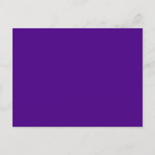 Carte Postale Indigo Dark Royal Purple Arrière - plan couleur
