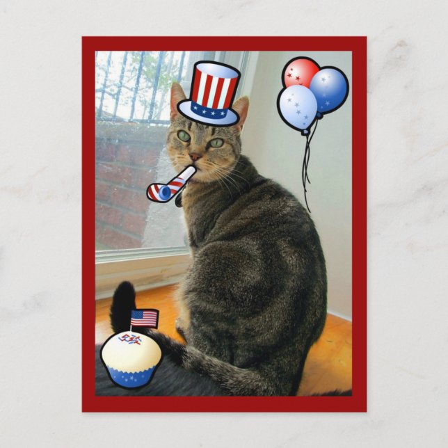 Carte Postale Indigo patriotique (Devant)