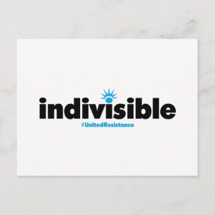 Carte postale indivisible