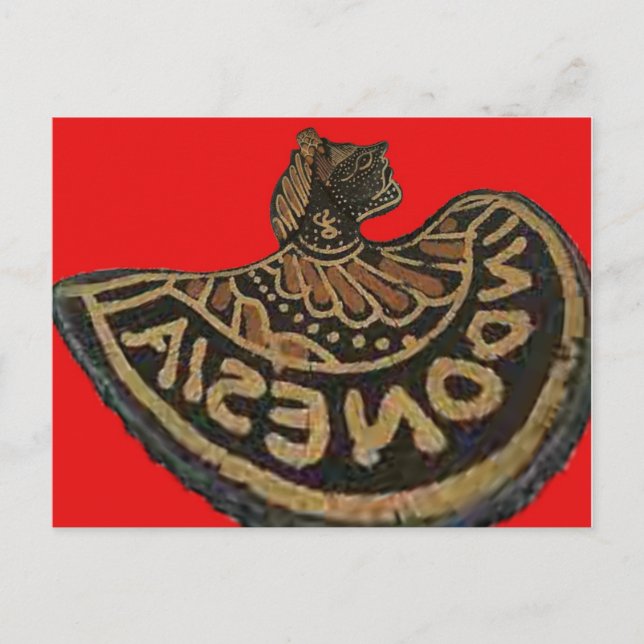 Carte Postale Indonésie Marionnette Javanaise Art culturel (Devant)