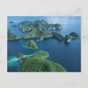Carte Postale Indonésie, Papouasie occidentale. Vue aérienne de