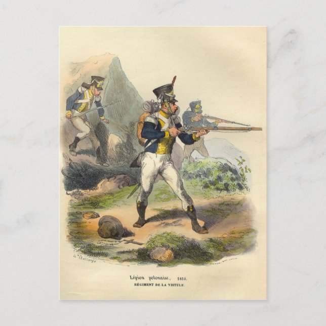 Carte Postale Infanterie polonaise (Devant)