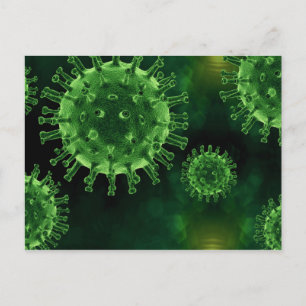 Carte Postale Infection à l'agent pathogène du virus du col de l