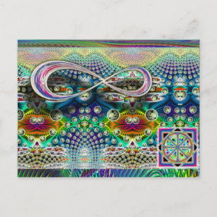 Carte postale infinie Dharma Wheel